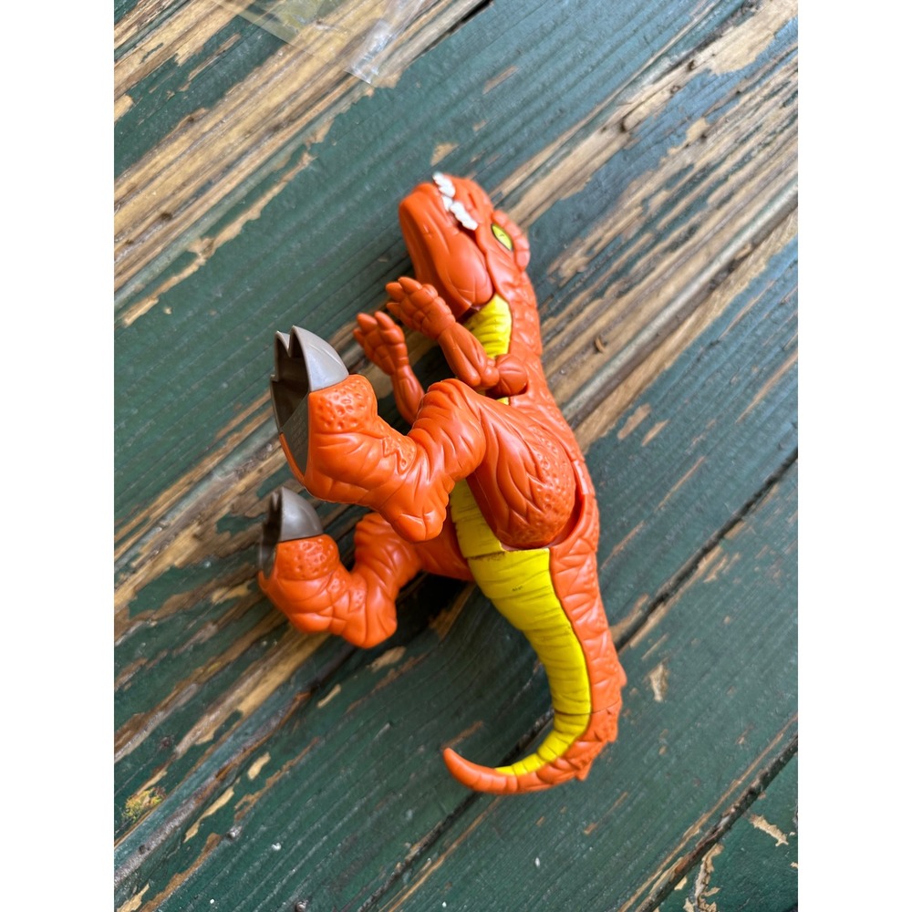 Fisher-Price Imaginext T-Rex Orange Dinosaur Action Figure 2012 W9544 X6349
